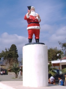 The plastic Santa Claus of Demre