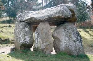 The dolmen de Saint-Nectaire (France)