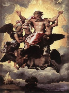 Raphael's "The Vision of Ezekiel"